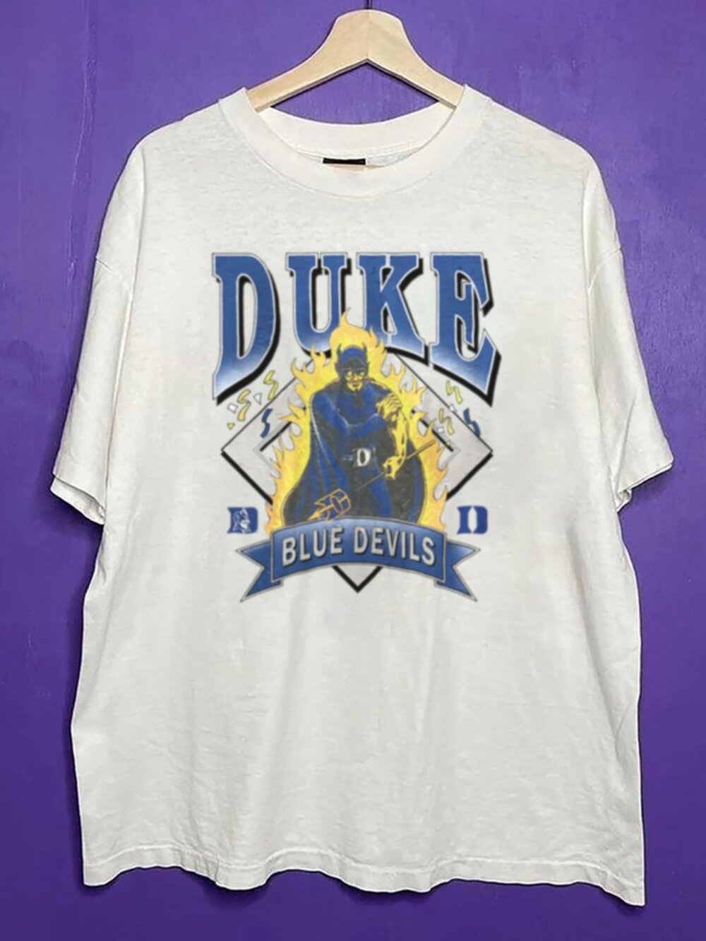 Vintage NCAA Duke Blue Devils Basketball Shirt, Retro Duke University Shirt Tee